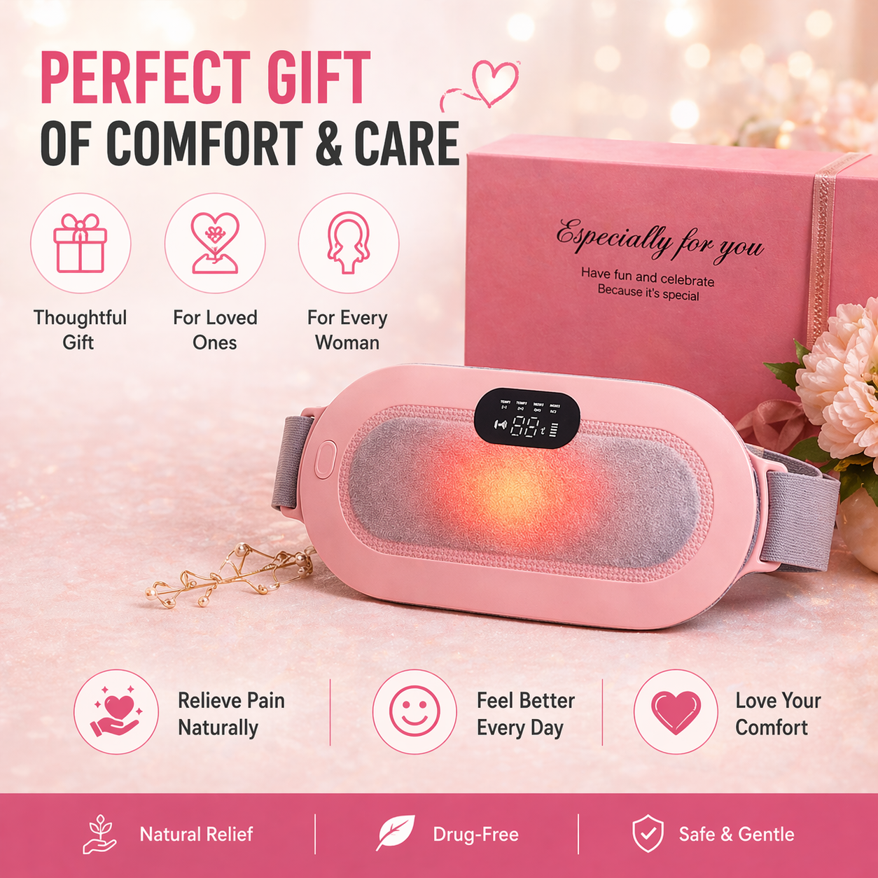 Electric Period Cramp Massager - Pain Relief