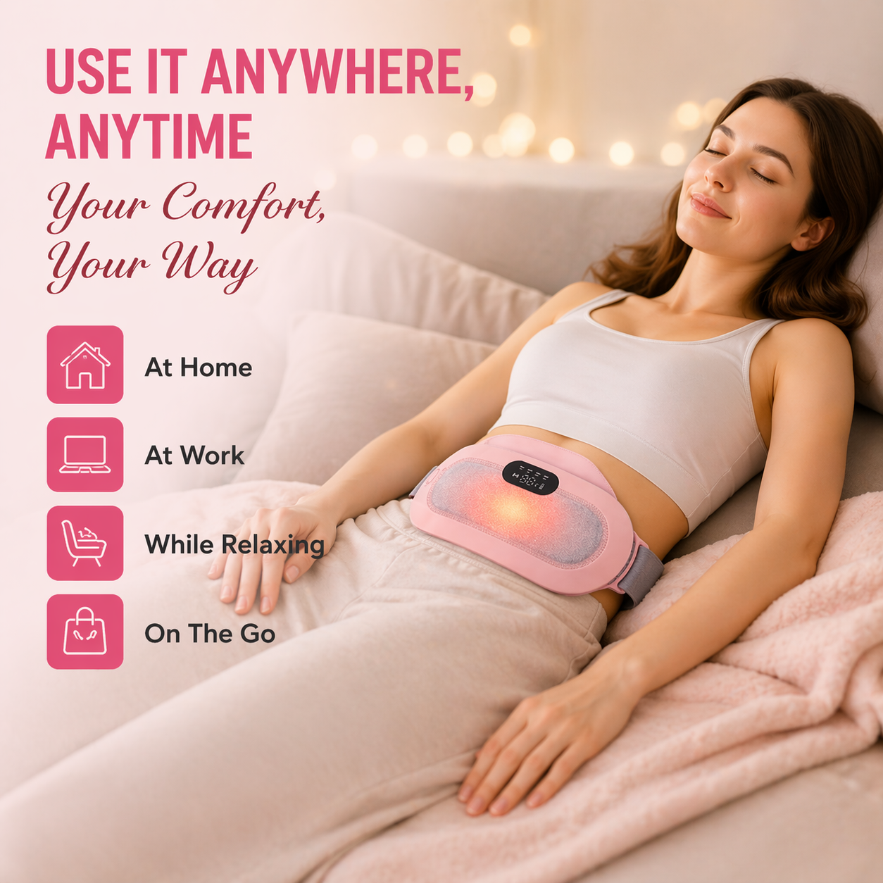 Electric Period Cramp Massager - Pain Relief