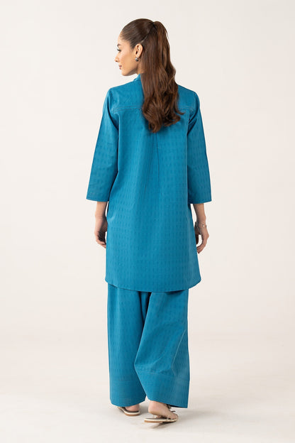 2 Pc Dyed Dobby Cotton Suit