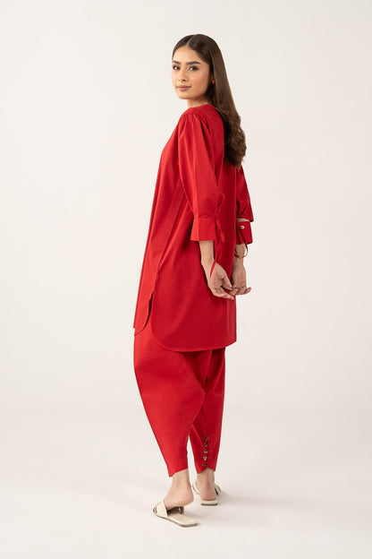 2 Pc Dyed Lawn Suit